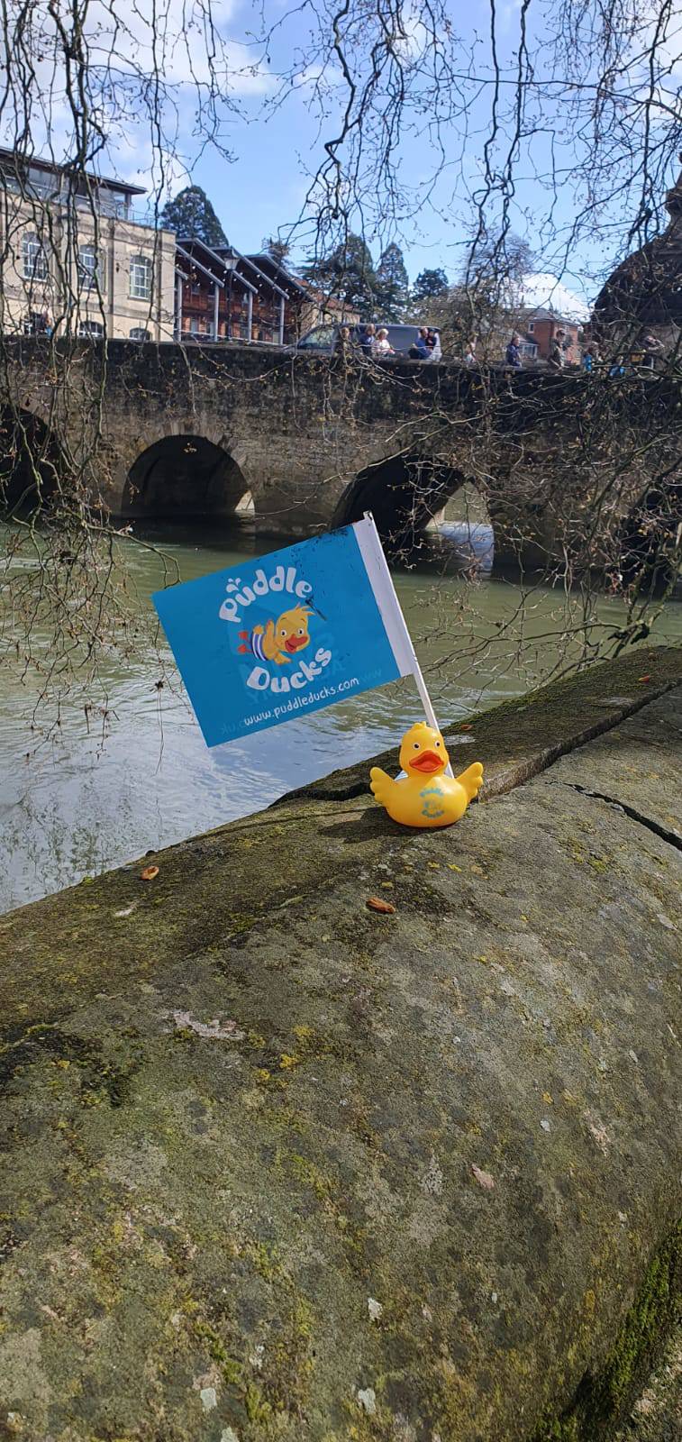 Come rain or shine Puddle the Duck joined crowds at the annual Duck Race