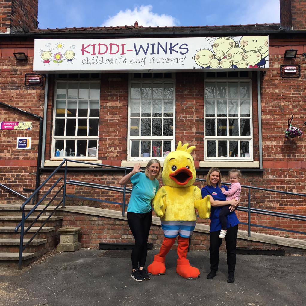 Puddle the Duck visits Kiddiwinks Nursery!!