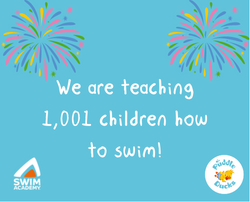 We are teaching over 1,000 children to swim!